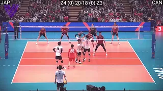 Volleyball Japan vs Canada FULL Match