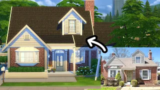 I tried recreating this real house in The Sims 4