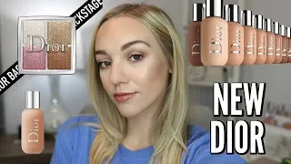 NEW! DIOR BACKSTAGE FOUNDATION + HIGHLIGHT PALETTE | Review & Demo