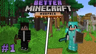 უკეთესი Minecraft მოდპაკი | Better Minecraft #1