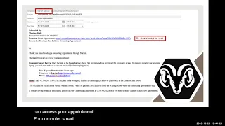 How to Access Your Zoom Appointment Video