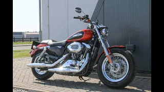 2011 Harley-Davidson Sportster XL1200C Custom in Sedona Orange and Vivid Black