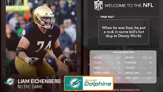 Miami Dolphins news: An insider's look at Miami Dolphins rookie second-round pick Liam Eichenberg