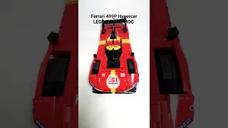 Ferrari 499P Hypercar 1:8 scale LEGO Technic MOC