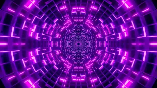 Abstract Background Video 4k Purple Pink Rotating Metallic Tunnel VJ LOOP NEON Wallpaper