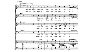 J.S Bach - Gottes Zeit ist die allerbeste Zeit, BWV 106 {Vocal score}