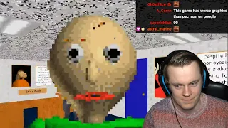 A summary of Insym's playthrough of Baldi's Basics