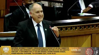 ACDP MP, Steve Swart: "Unacceptable" SONA 2020 disruptions cast SA in bad light across the world