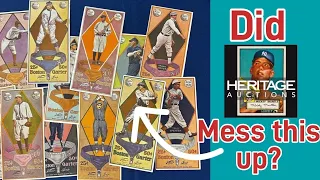 Attic Find Friday DRAMA! Did Heritage Auctions get this baseball card sale really wrong??