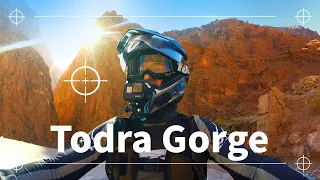Todra Gorge - Tinghir to the Sahara Desert. Morocco Solo Motorcycle in the Atlas Mountains  [S1 Ep4]