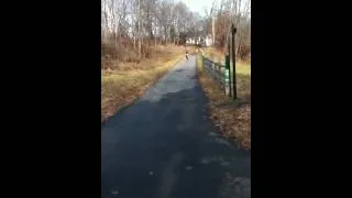 Super funny fail at longboarding