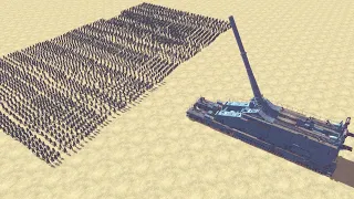 800MM GUSTAV GUN vs 1000 SOLDIERS  - Men OF War 2 Assault Squad