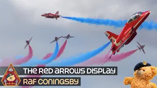 EXCELLENT RED ARROWS DISPLAY PERFORMING AT RAF CONINGSBY • RAF EXCELLENCE SEASON 2023