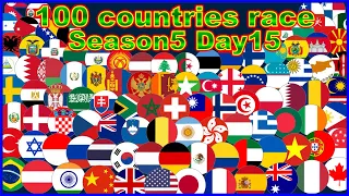 [Season5 Day15(Final)] 100 countries 39 stages marble point race | Marble Factory 2nd