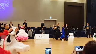 2018Korea open  open professional  ballroom  Arunas Bizokas  &  Katusha Demidova  Tango