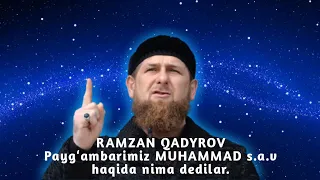 RAMZAN QADYROV PAYGʻAMBARIMIZ MUHAMMAD s.a.v KARIKATURA RASMIGA MUNOSABATI / MÜMIN TV 2021