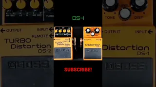 Boss DS-1 vs TURBO Distortion DS-2 pedal demo #shorts #guitarfx #guitarplayer #pedalboards #boss