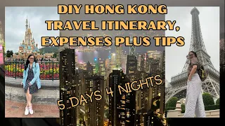 DIY HONGKONG🇭🇰 5D/4N TRAVEL ITINERARY + EXPENSES & TRAVEL TIPS FOR BEGINNER TRAVELERS
