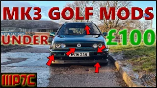 Mk3 GOLF MODIFICATIONS YOU CAN BUY FOR UNDER £100