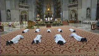 Holy Mass with Pope Francis with Priestly Ordinations from St. Peter's Basilica 25 April 2021 HD