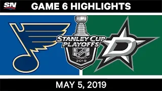 NHL Highlights | Stars vs. Blues, Game 6 – May 5, 2019