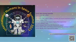 IHS 2023 - Panel 6: Mars Society Australia