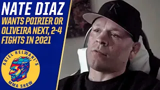Nate Diaz wants Dustin Poirier, Charles Oliveira next at 170 pounds | Ariel Helwani’s MMA Show