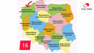 #kartapolaka Karta Polaka w minutę! Odc. 50: Województwa w Polsce