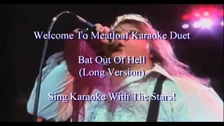 Meatloaf Bat Out Of Hell Long Version Karaoke Duet