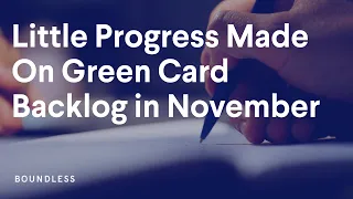 Little Progress Made on Green Card Backlog in November