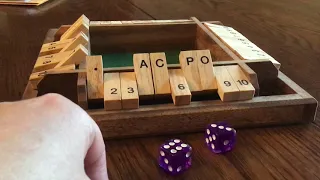 Playing shut the box