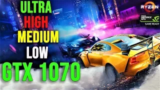 Need for Speed: Heat | GTX 1070 | Ryzen 5 2600X | ULTRA - HIGH - MEDIUM - LOW | Benchmark