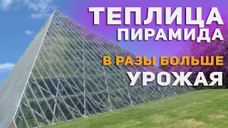 Теплица - пирамида 🔺 Её энергетика даёт плоды в разы выше! Правда это или развод?