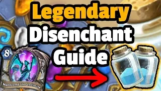 Legendary Card Disenchant Guide - Hearthstone Descent Of Dragons