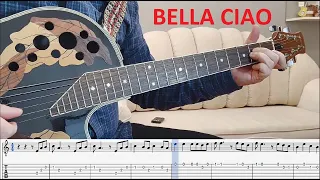 FREE Guitar Lessons For Beginners | How to play Bella Ciao + download TAB