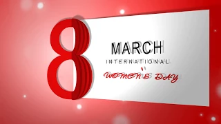 animated postcard International Women`s Day 8 Marth