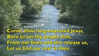 Come, Thou Long Expected Jesus (Tune: Cross of Jesus - 4vv) [with lyrics for congregations]