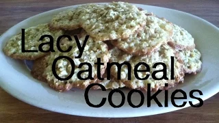 Lacy Oatmeal Cookies