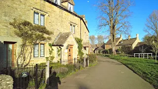 Upper and Lower Slaughter Village Walk, English Countryside 4K