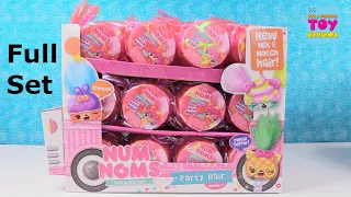 Num Noms Party Hair Series 1 Full Case Pencil Toppers Blind Bag Toy Review | PSToyReviews