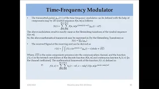 Orthogonal Time Frequency Space [OTFS] # Moumita Jana