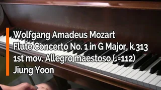 Piano Part - Mozart, Flute Concerto No. 1 in G Major, k.313 - 1st mov. (♩=112)