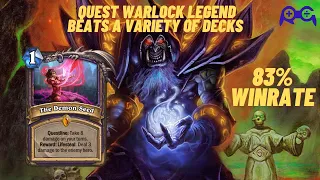 Quest Warlock | 4-1 83% Winrate | Hearthstone - Onyxia's Lair