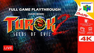 Turok 2: Seeds of Evil Graphics Mod 4K 60FPS - Full Game Playthrough (Live)