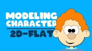 Modeling a 2D Character in Maya | Beginner Style | Timelapse