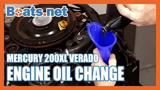 Mercury 200 Oil Change | How to Change the Oil on an Outboard Motor | Boats.net
