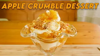Dessert in under 10 Minutes | Apple Crumble