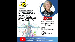 Microbiota humana, Desarrollo y la Salud.  Dra. María Gloria Domínguez Bello