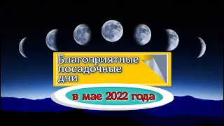 Лунный календарь садоводов и огородников на май 2022 года