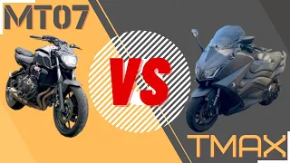 TMAX ou MT07 pour le A2 ?